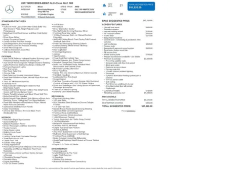Another view of 2017 Mercedes-Benz GLC 300 for sale in Gurnee, IL at CarWise Gurnee
