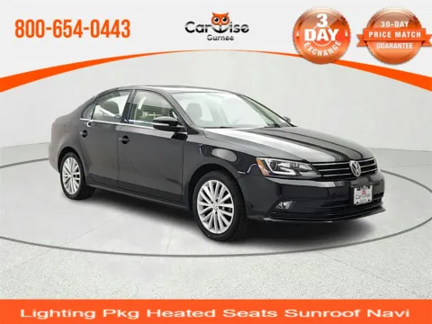 Black 2016 Volkswagen Jetta 1.8T SEL for sale in Gurnee, IL