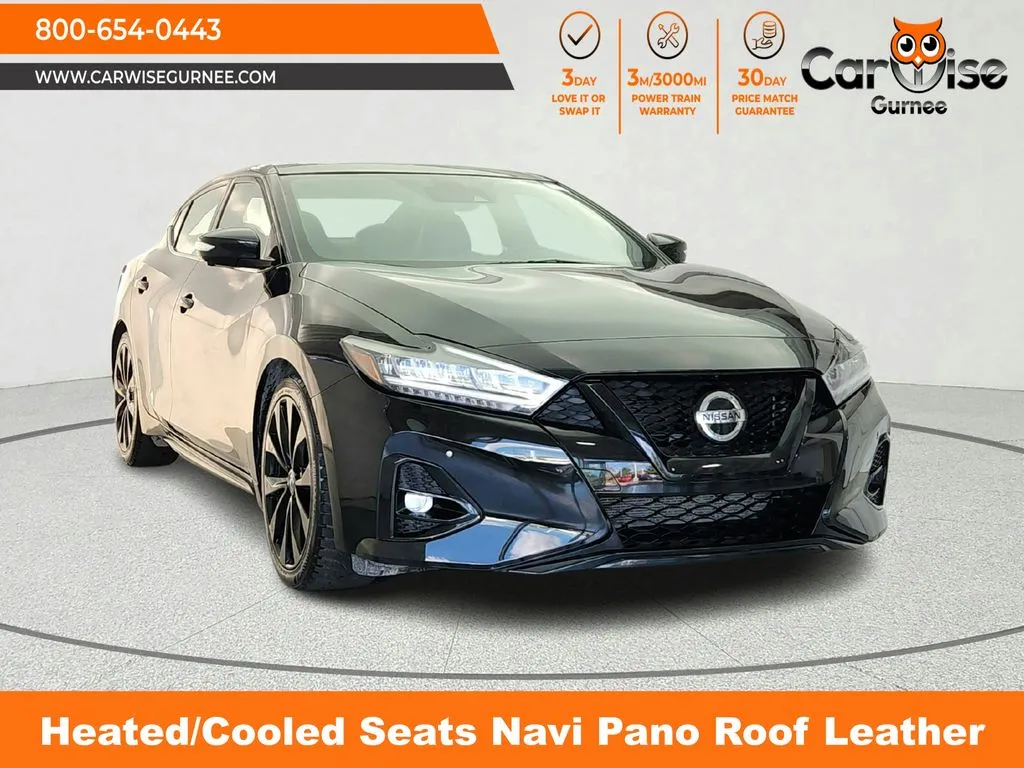 Black 2022 Nissan Maxima SR for sale in Gurnee, IL