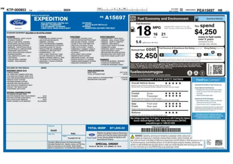 Another view of 2023 Ford Expedition Limited for sale in Gurnee, IL at CarWise Gurnee