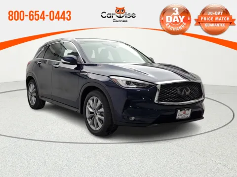 Blue 2021 INFINITI QX50 LUXE for sale in Gurnee, IL