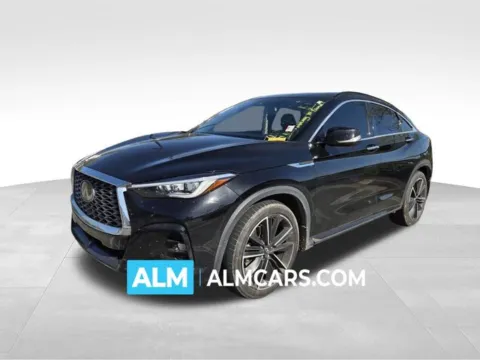 Black 2022 INFINITI QX55 ESSENTIAL for sale in Perry, GA