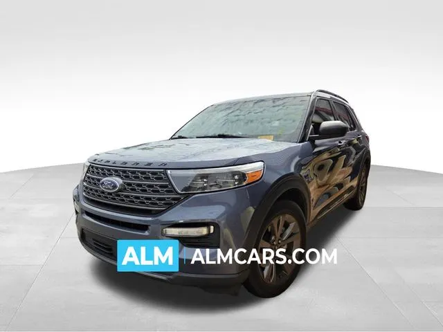 Blue 2021 Ford Explorer XLT for sale in Perry, GA