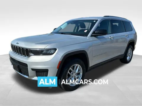 Silver 2021 Jeep Grand Cherokee L Laredo for sale in Perry, GA