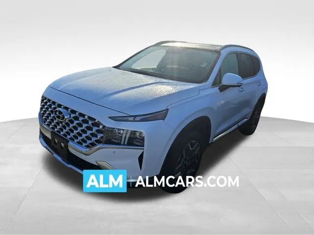 White 2023 Hyundai Santa Fe Limited for sale in Perry, GA