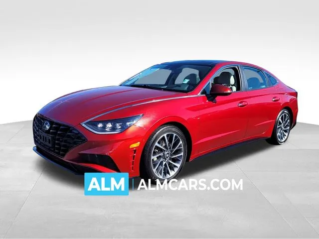 Red 2023 Hyundai Sonata Limited for sale in Perry, GA