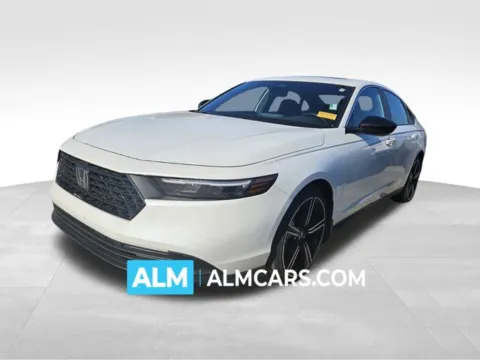 White 2024 Honda Accord Hybrid Sport for sale in Perry, GA