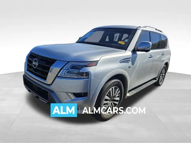 Silver 2021 Nissan Armada SL for sale in Perry, GA