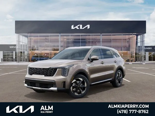 Beige 2025 Kia Sorento Hybrid EX for sale in Perry, GA