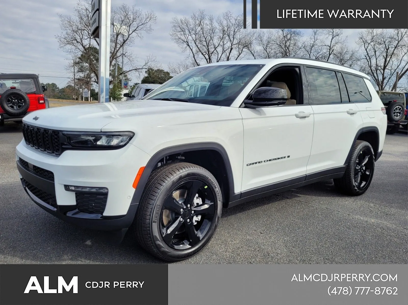 White 2025 Jeep Grand Cherokee L Limited for sale in Perry, GA