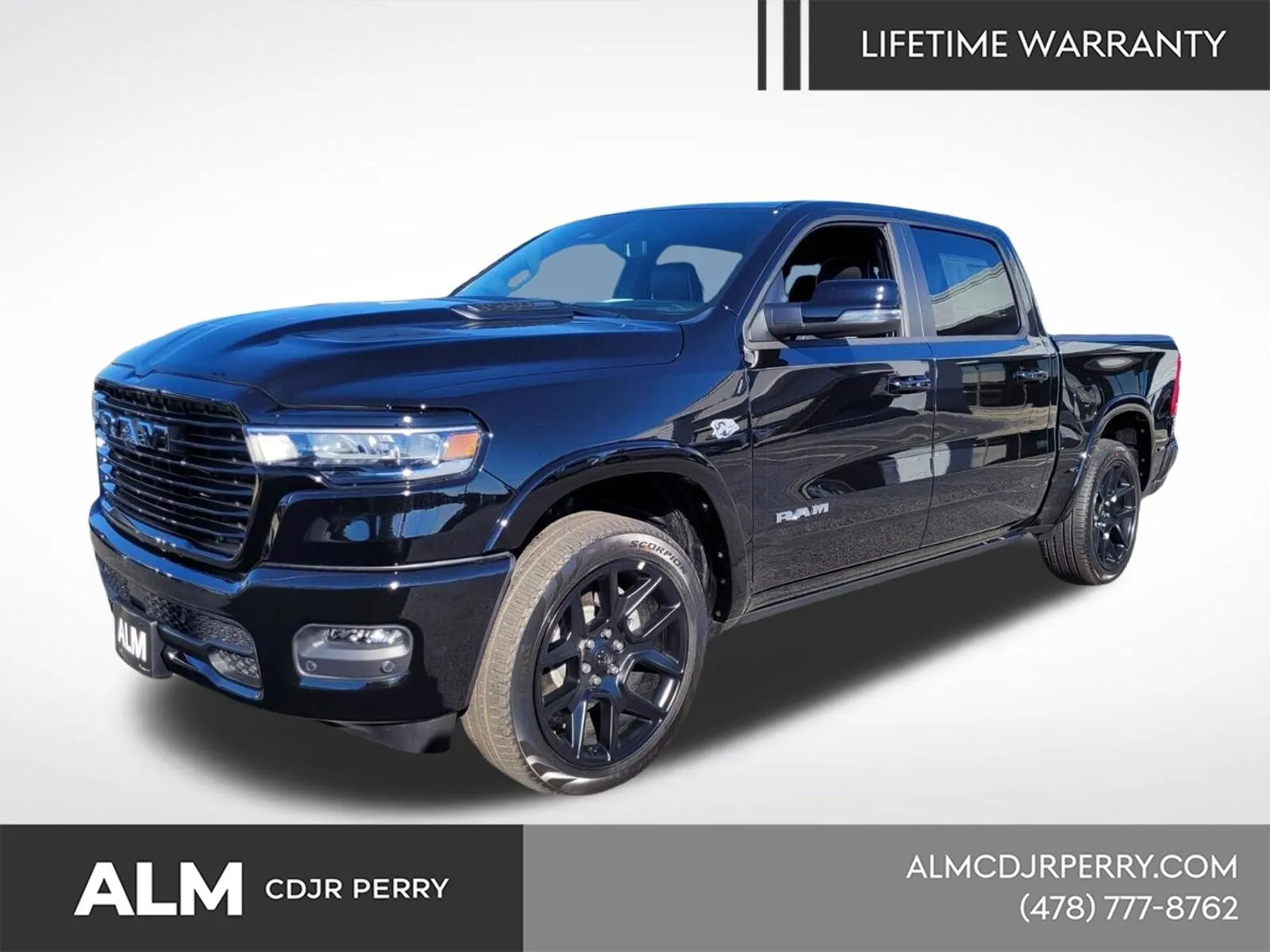 Black 2026 Ram 1500 Laramie for sale in Perry, GA