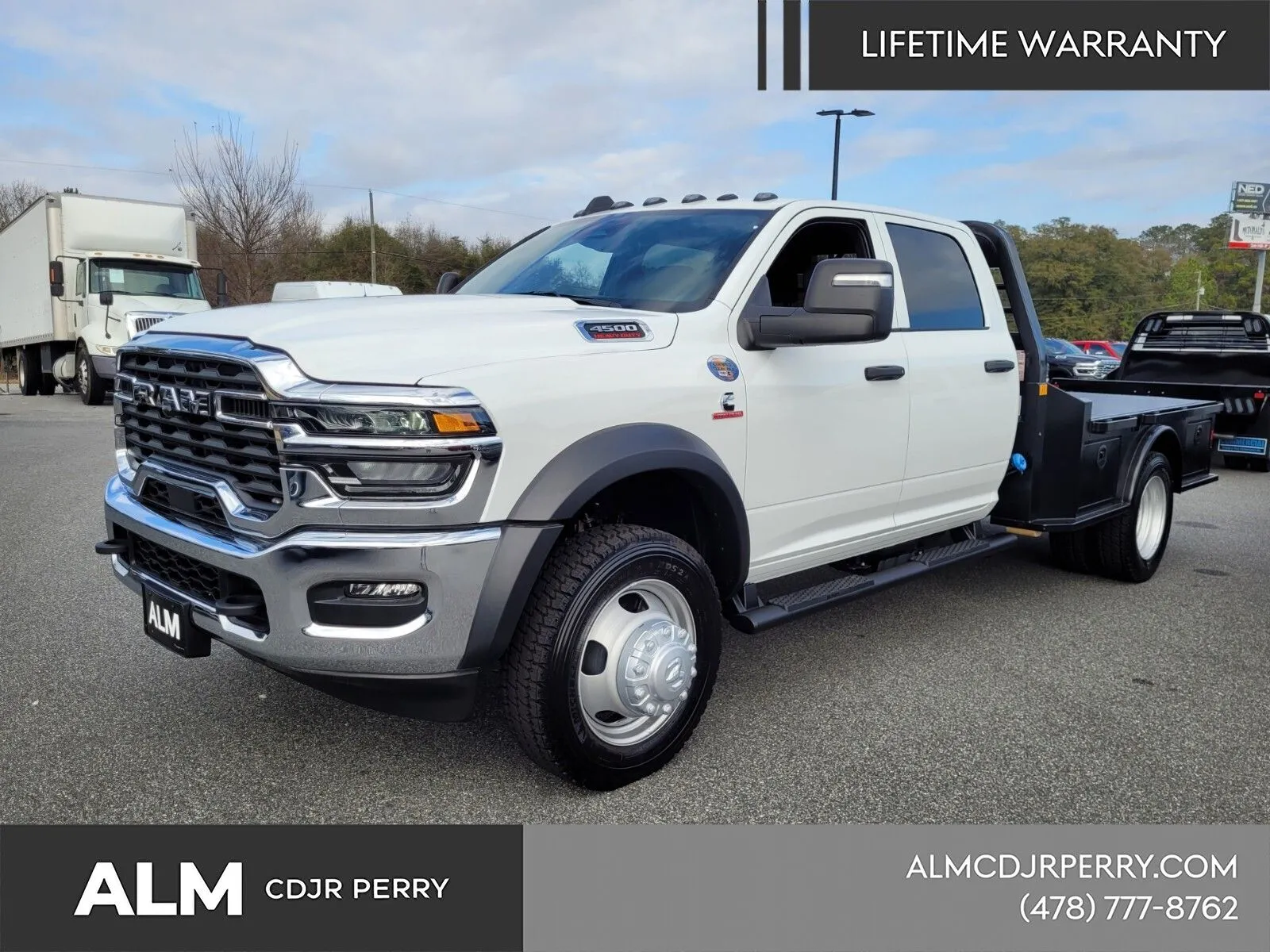 White 2025 Ram 4500HD Tradesman for sale in Perry, GA