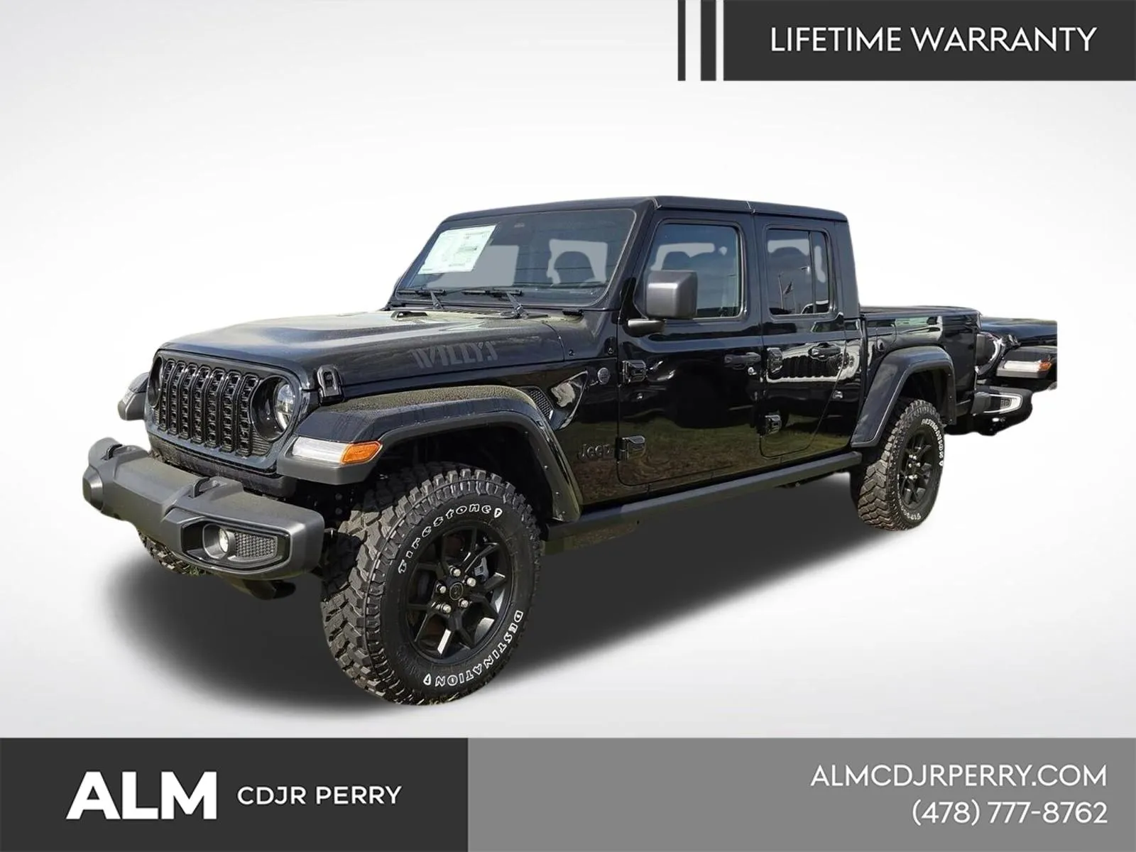 Black 2026 Jeep Gladiator Willys for sale in Perry, GA