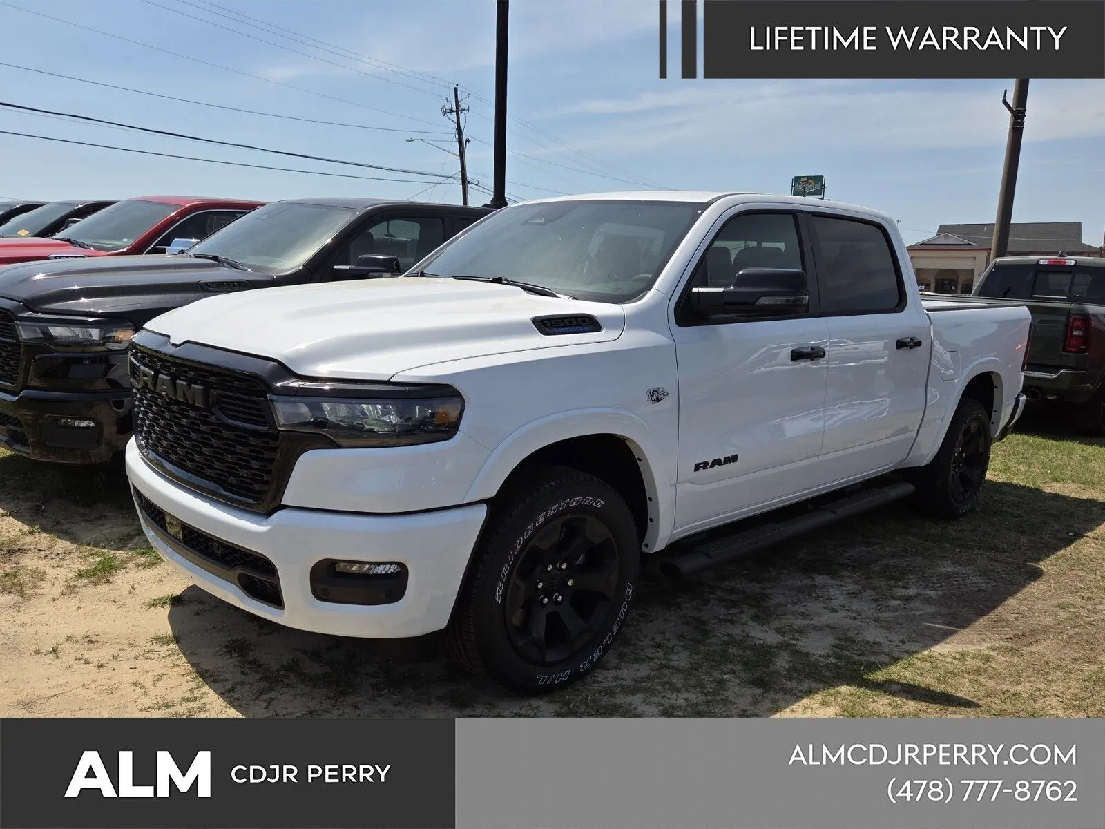 White 2026 Ram 1500 Big Horn/Lone Star for sale in Perry, GA