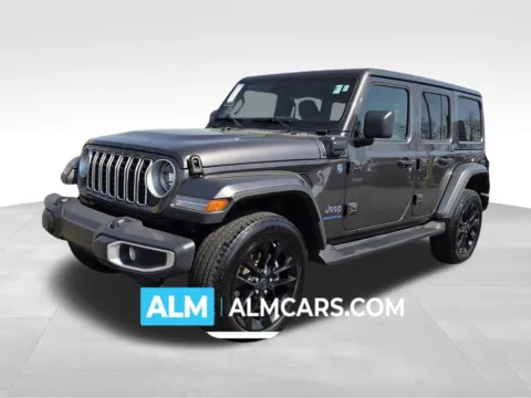 Gray 2025 Jeep Wrangler Sahara 4xe for sale in Perry, GA