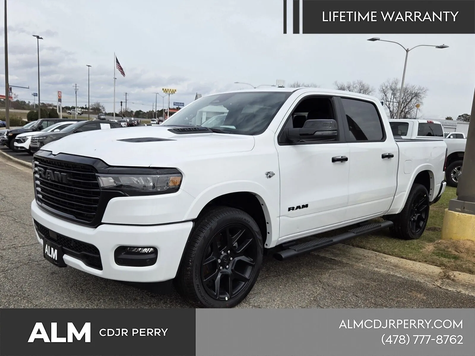 White 2026 Ram 1500 Laramie for sale in Perry, GA