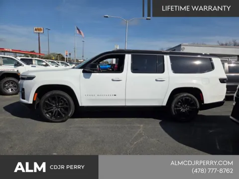 Another view of 2026 Jeep Grand Wagoneer L Summit Obsidian for sale in Perry, GA at ALM CDJR Perry