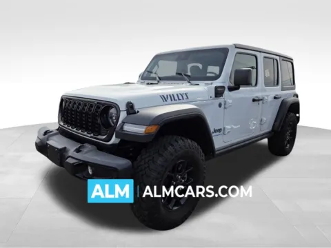 White 2025 Jeep Wrangler Willys 4xe for sale in Perry, GA