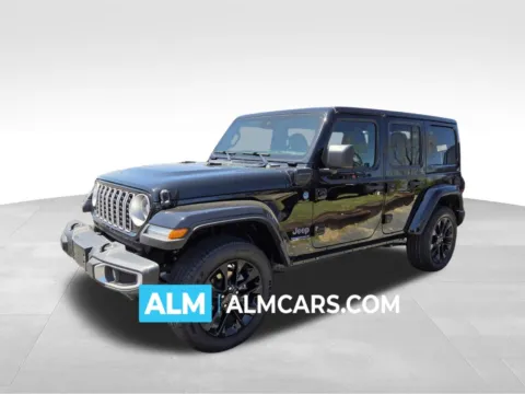 Black 2025 Jeep Wrangler Sahara 4xe for sale in Perry, GA
