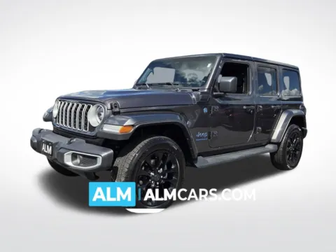 Gray 2025 Jeep Wrangler Sahara 4xe for sale in Perry, GA