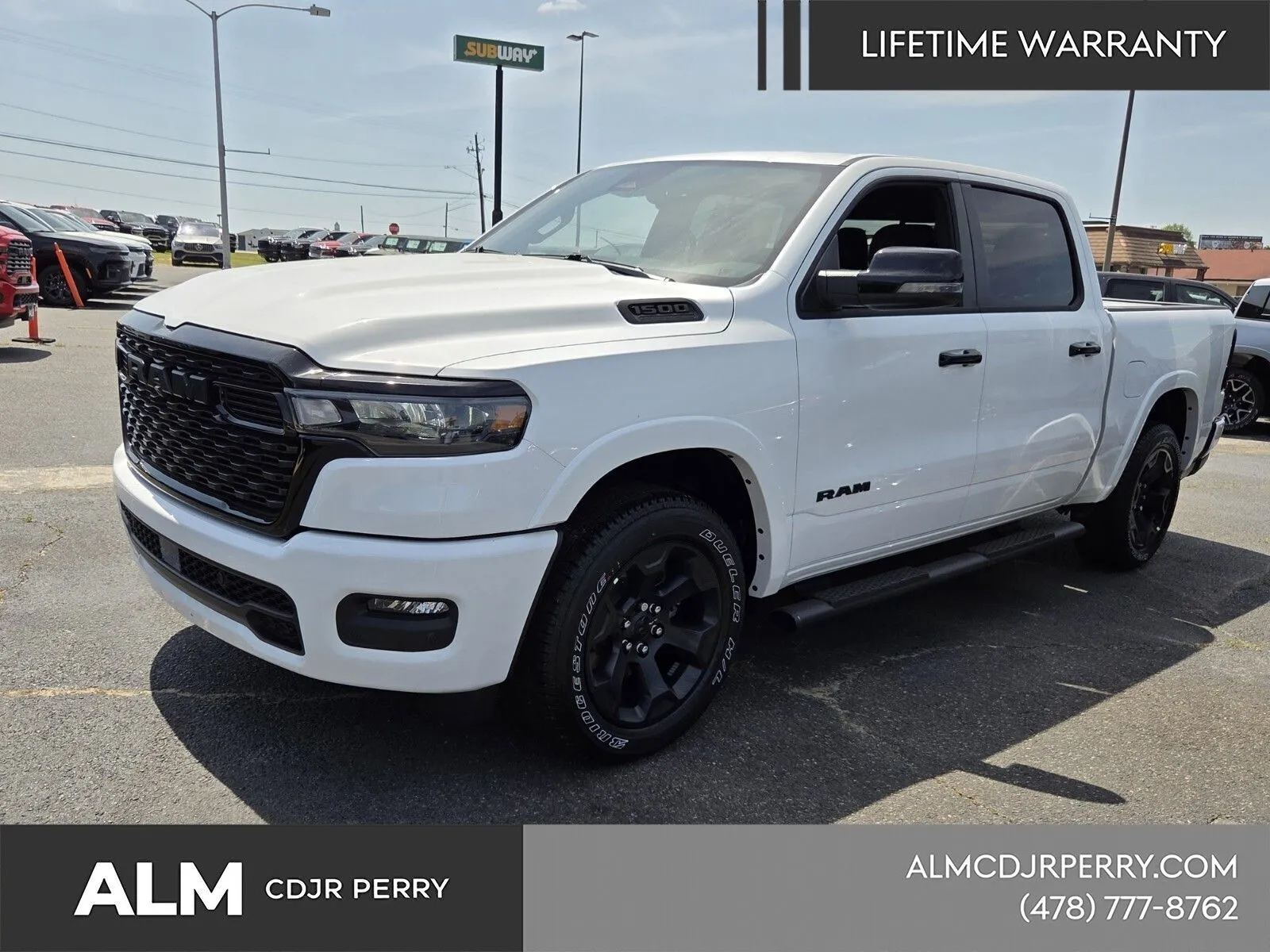 White 2026 Ram 1500 Big Horn/Lone Star for sale in Perry, GA