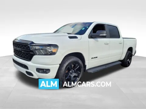 White 2022 Ram 1500 Big Horn/Lone Star for sale in Perry, GA