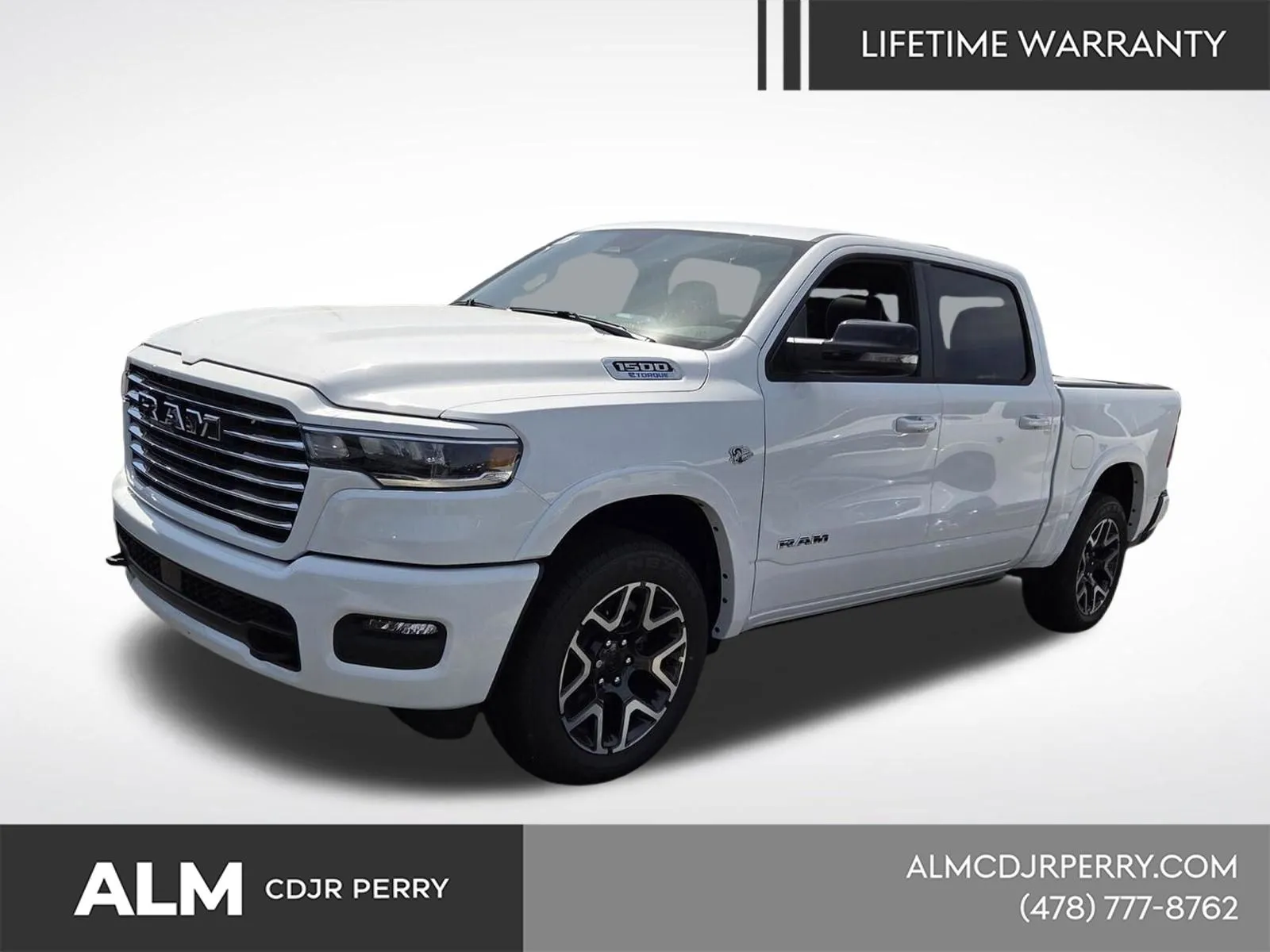 White 2026 Ram 1500 Laramie for sale in Perry, GA