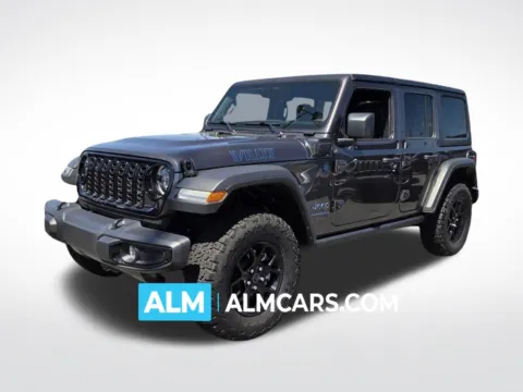 Gray 2025 Jeep Wrangler Willys 4xe for sale in Perry, GA
