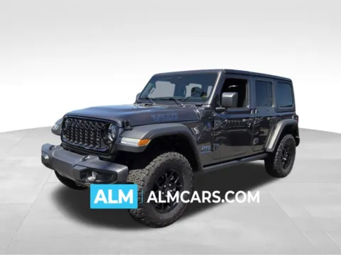 Gray 2025 Jeep Wrangler Willys 4xe for sale in Perry, GA