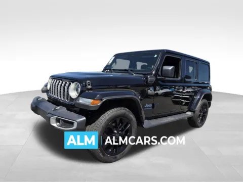 Black 2025 Jeep Wrangler Sahara 4xe for sale in Perry, GA