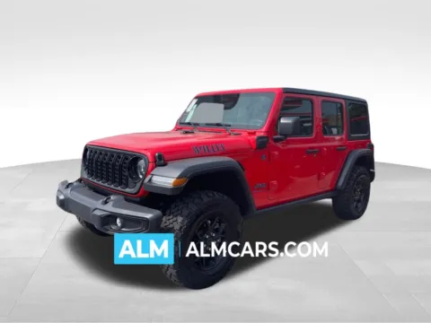 Red 2025 Jeep Wrangler Willys 4xe for sale in Perry, GA