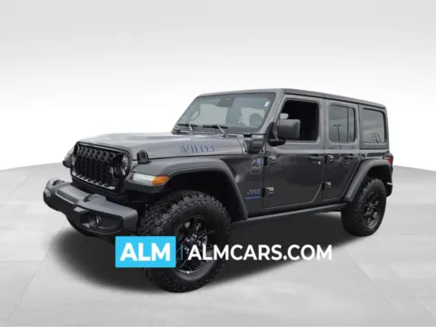 Gray 2025 Jeep Wrangler Willys 4xe for sale in Perry, GA