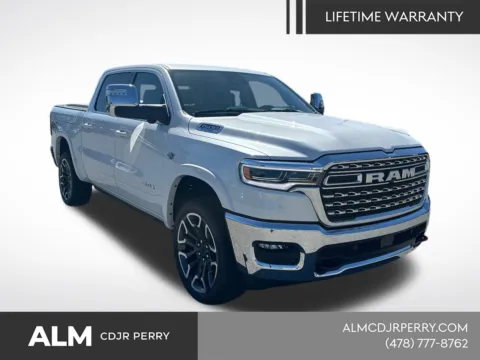 White 2026 Ram 1500 Limited for sale in Perry, GA