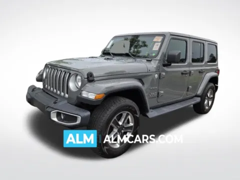 Gray 2020 Jeep Wrangler Unlimited Sahara for sale in Perry, GA