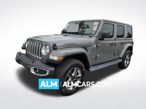 Gray 2020 Jeep Wrangler Unlimited Sahara for sale in Perry, GA
