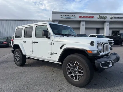 White 2025 Jeep Wrangler Sahara for sale in Perry, GA