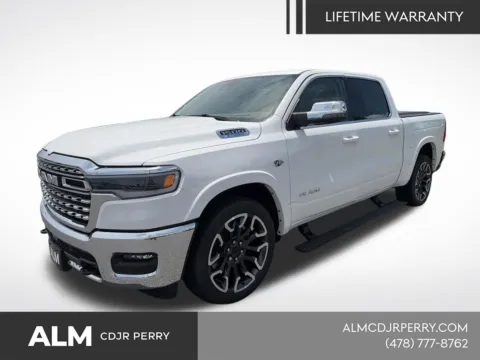 White 2026 Ram 1500 Limited for sale in Perry, GA