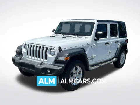 White 2018 Jeep Wrangler Unlimited Sport S for sale in Perry, GA