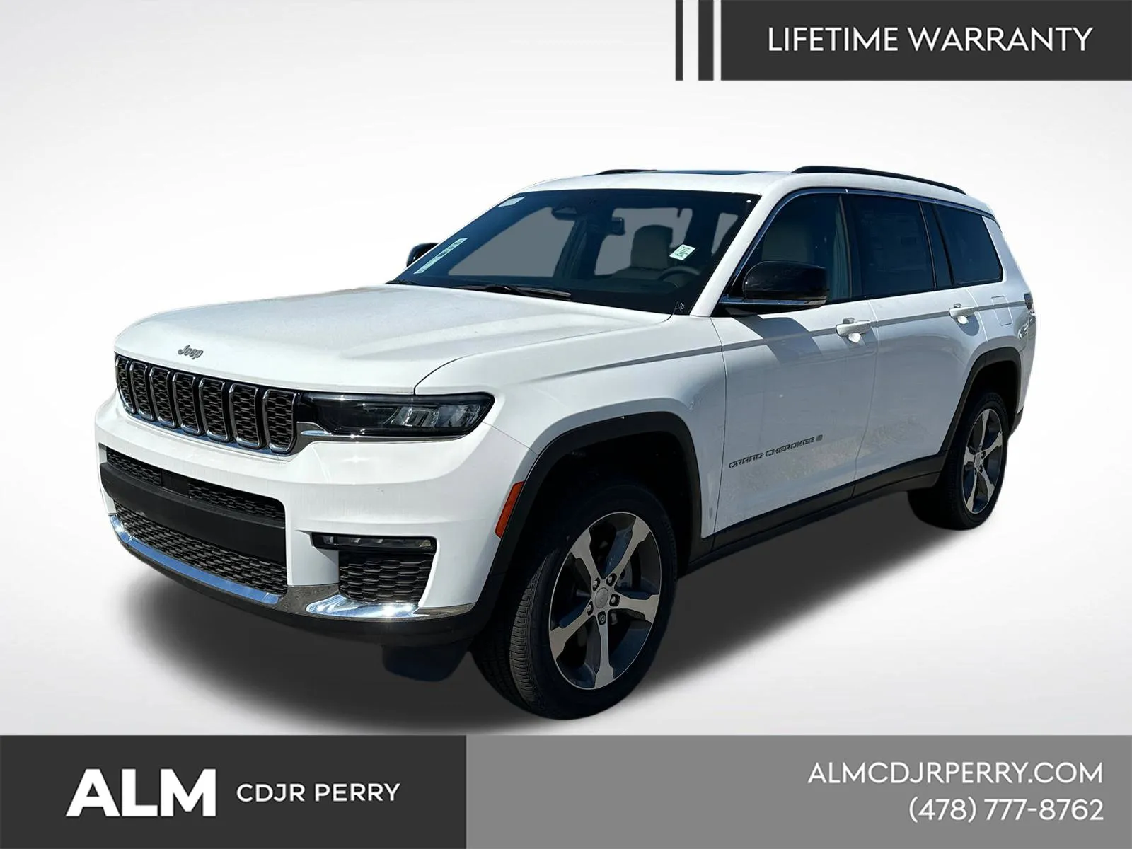 White 2025 Jeep Grand Cherokee L Limited for sale in Perry, GA