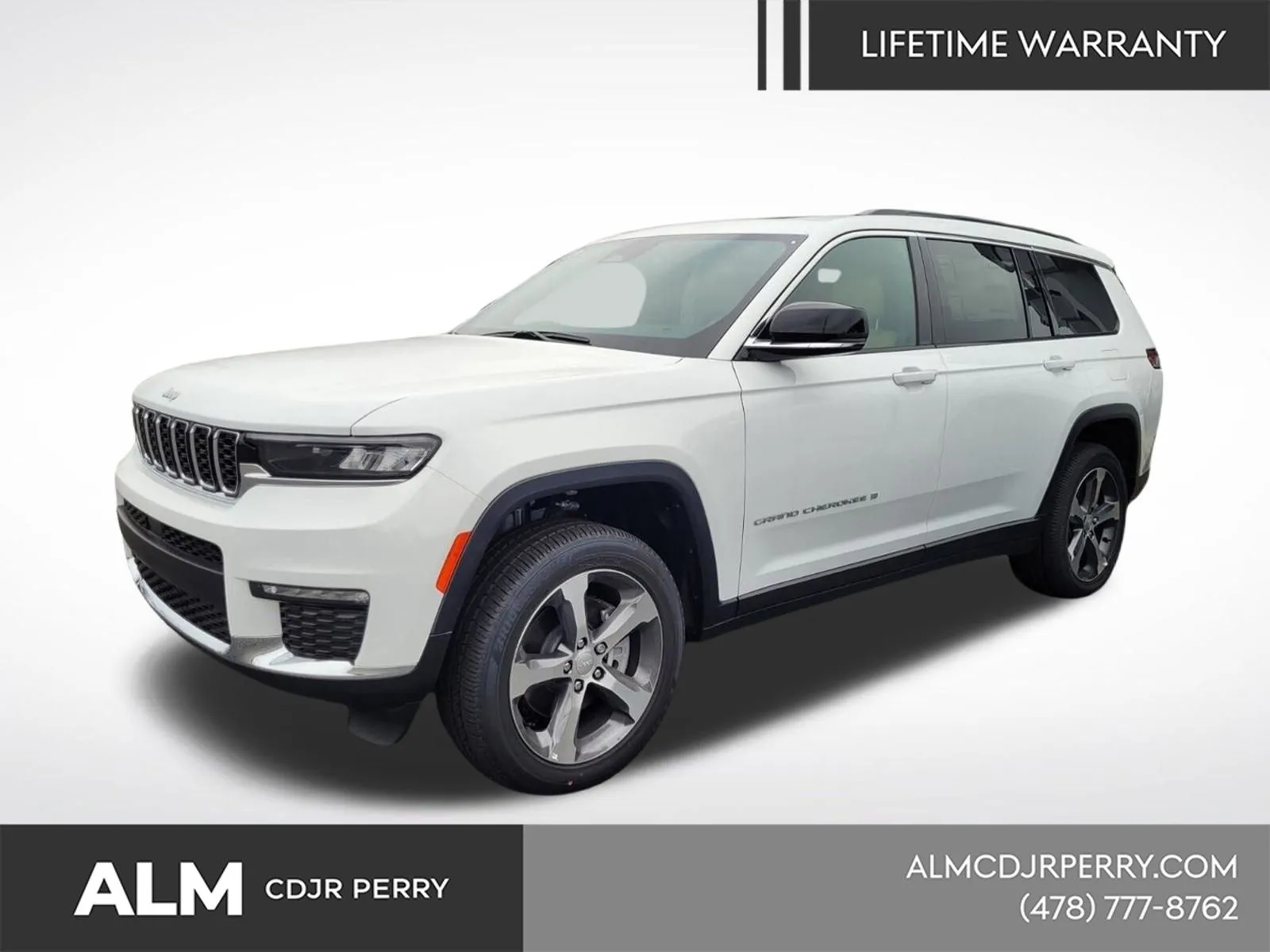 White 2025 Jeep Grand Cherokee L Limited for sale in Perry, GA