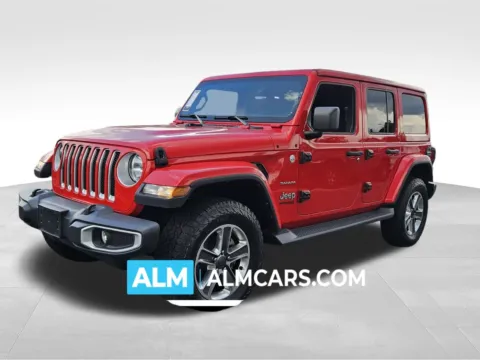 Red 2021 Jeep Wrangler Unlimited Sahara for sale in Perry, GA