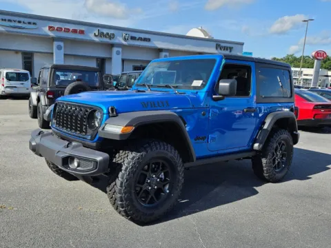 Blue 2025 Jeep Wrangler Willys for sale in Perry, GA