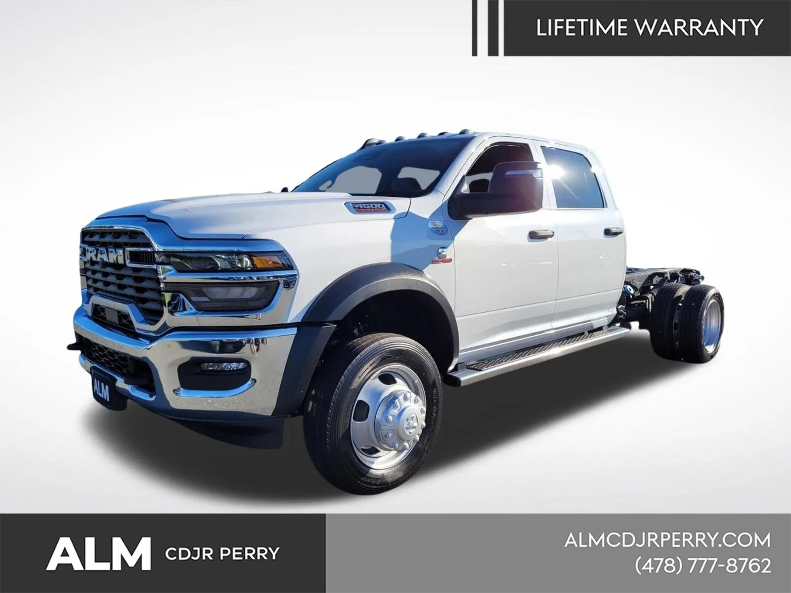 White 2025 Ram 4500 HD Tradesman for sale in Perry, GA