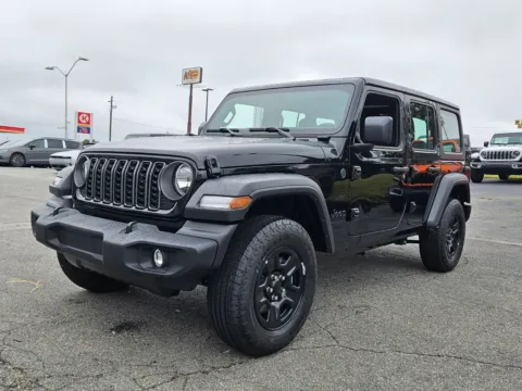 Black 2025 Jeep Wrangler Sport for sale in Perry, GA