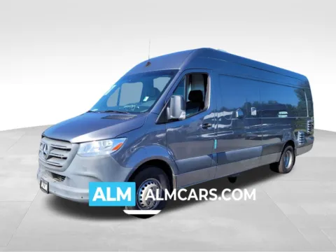 Silver 2022 Mercedes-Benz Sprinter 4500 Extended Cargo Van 170 in. WB for sale in Perry, GA