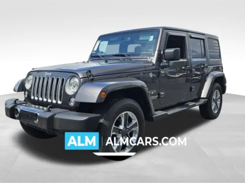 Gray 2017 Jeep Wrangler Unlimited Sahara for sale in Perry, GA