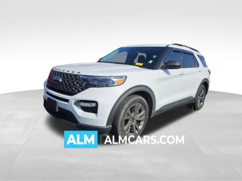 White 2021 Ford Explorer XLT for sale in Perry, GA