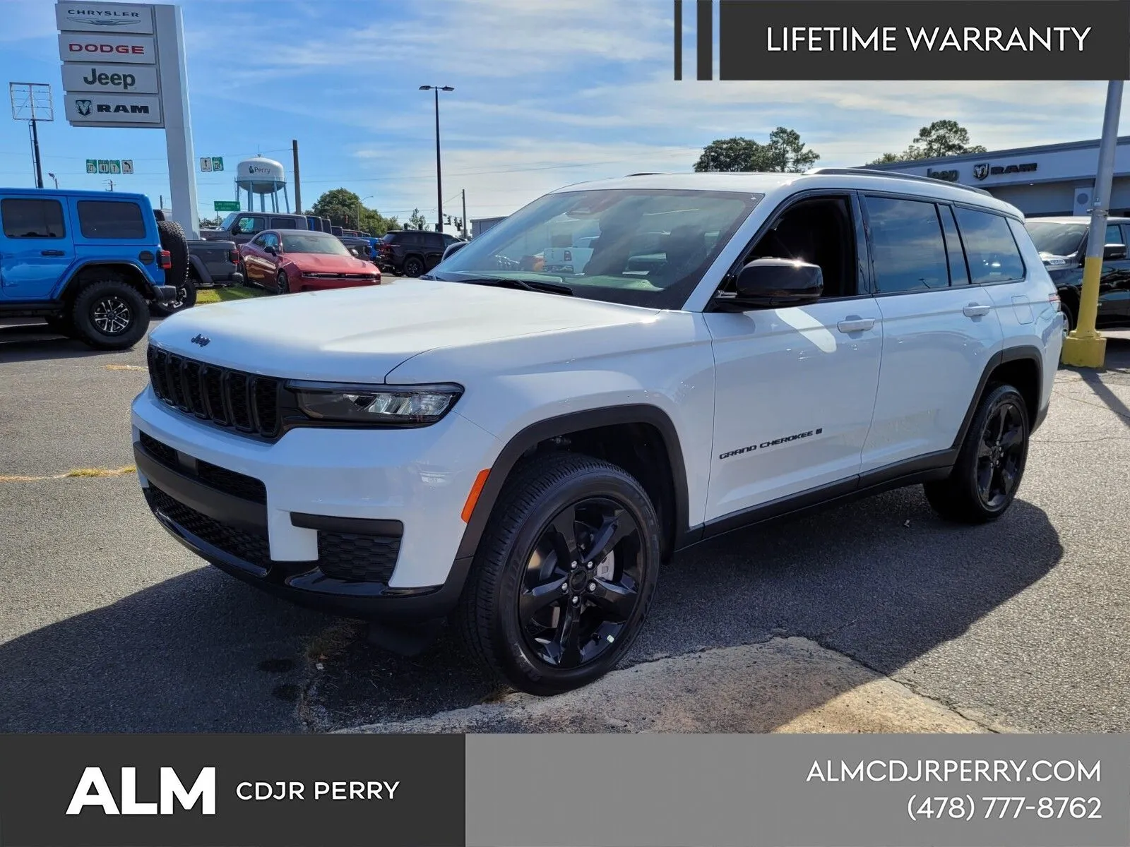 White 2025 Jeep Grand Cherokee L Altitude X for sale in Perry, GA