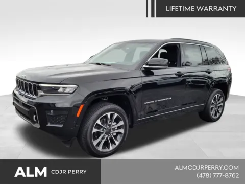 Black 2025 Jeep Grand Cherokee Overland for sale in Perry, GA