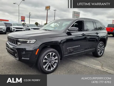 Black 2025 Jeep Grand Cherokee Overland for sale in Perry, GA